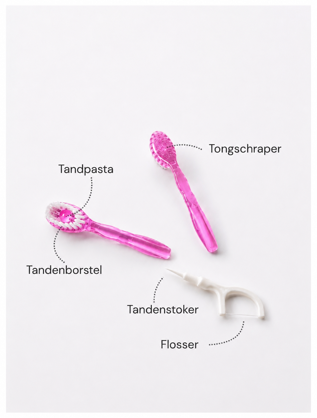 5 in 1 Reis Tandenborstel 12st | Kersenbloesem